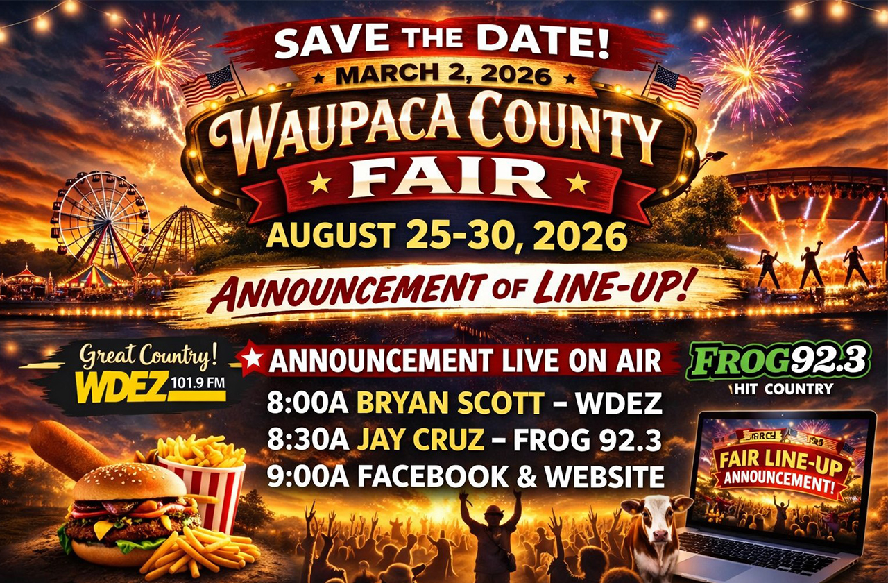 Waupaca County Fair 2026 - Save the Date