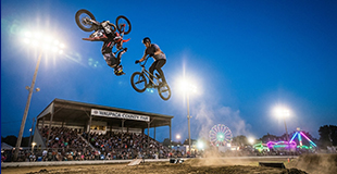 The high-flying action continues at the 153rd Waupaca County Fair on Thursday, August 27th at 7:00pm, as the BMX & FMX Stunt Show