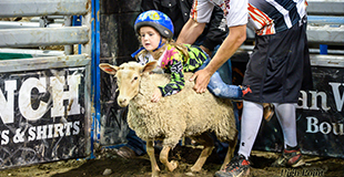 On Saturday, August 29th, at 1:00pm, the 153rd Waupaca County Fair presents Rice Rodeo Company's Mutton Bustin'